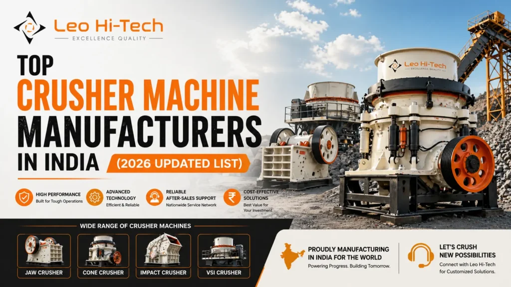 Top Crusher Machine Manufacturers in india