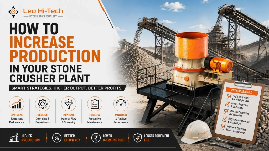 How to Increase Production in Your Stone Crusher Plant
