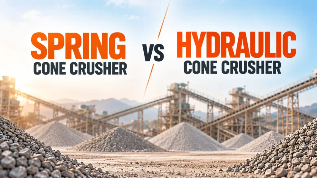 Spring vs Hydraulic Cone Crusher: Differences & Which to Choose